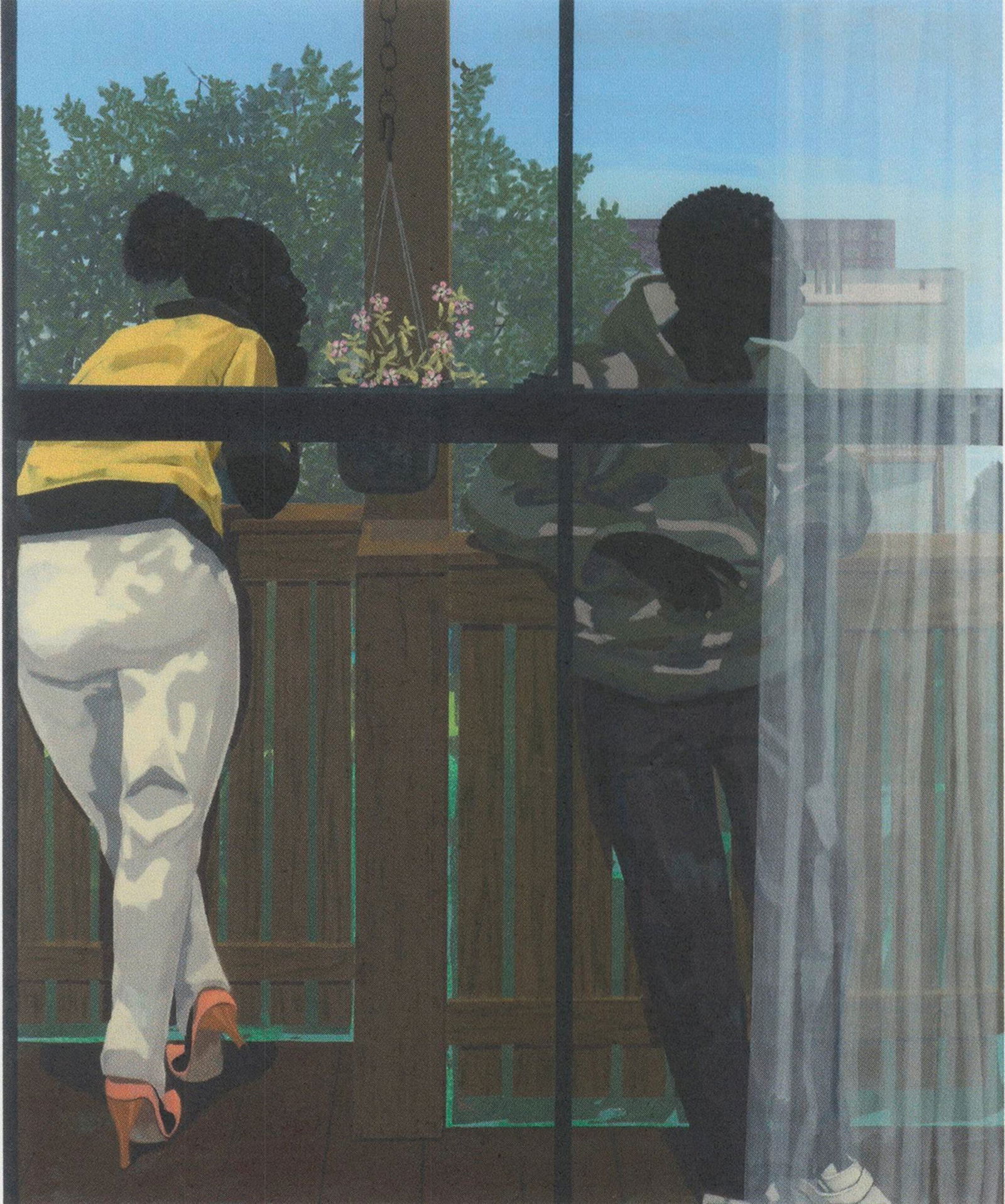 Kerry James Marshall - Untitled (Porch Deck) - 2025 6" x 4.25" - 2