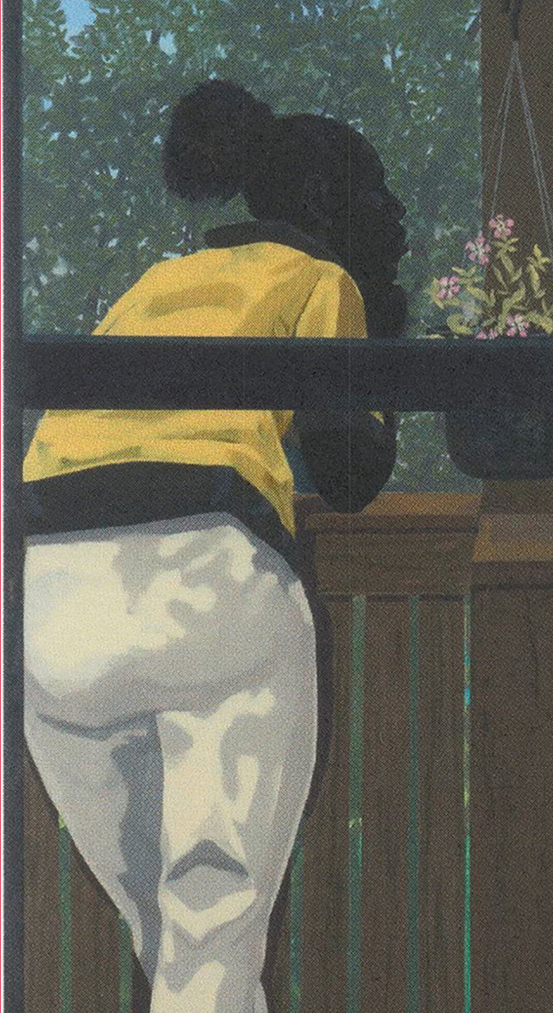 Kerry James Marshall - Untitled (Porch Deck) - 2025 6" x 4.25" - 4