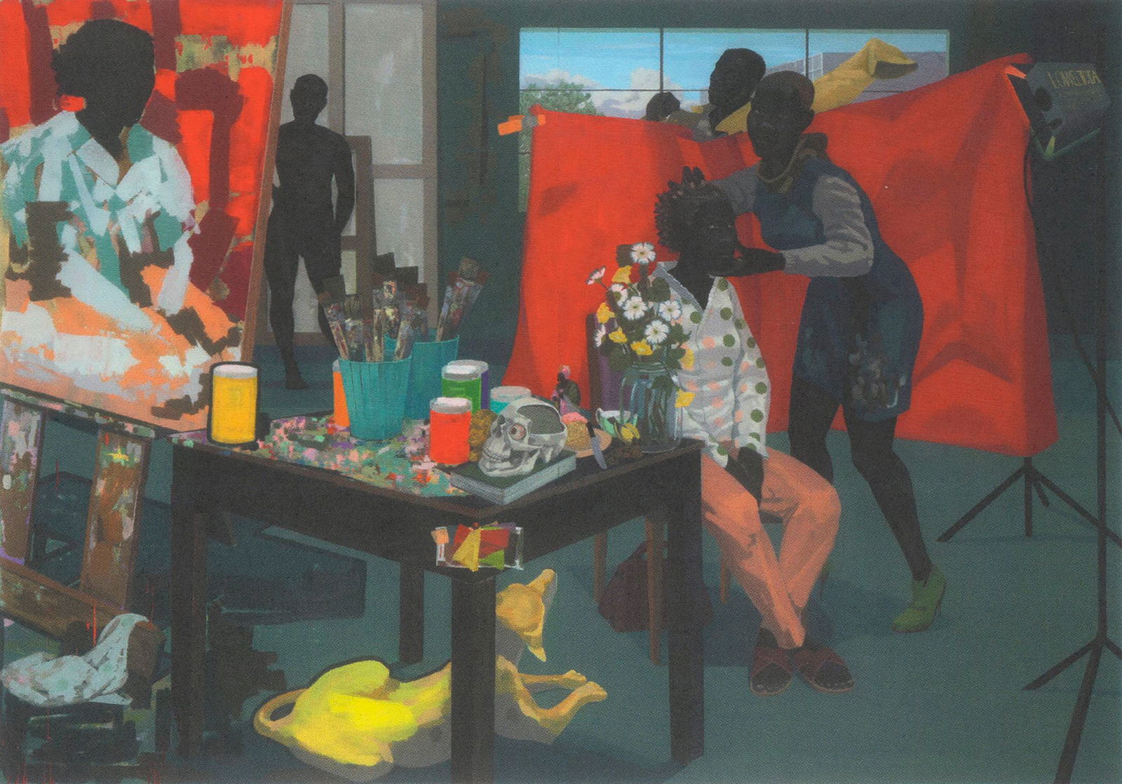 Kerry James Marshall - Untitled (Studio) - 2025 4.25" x 6" - 2