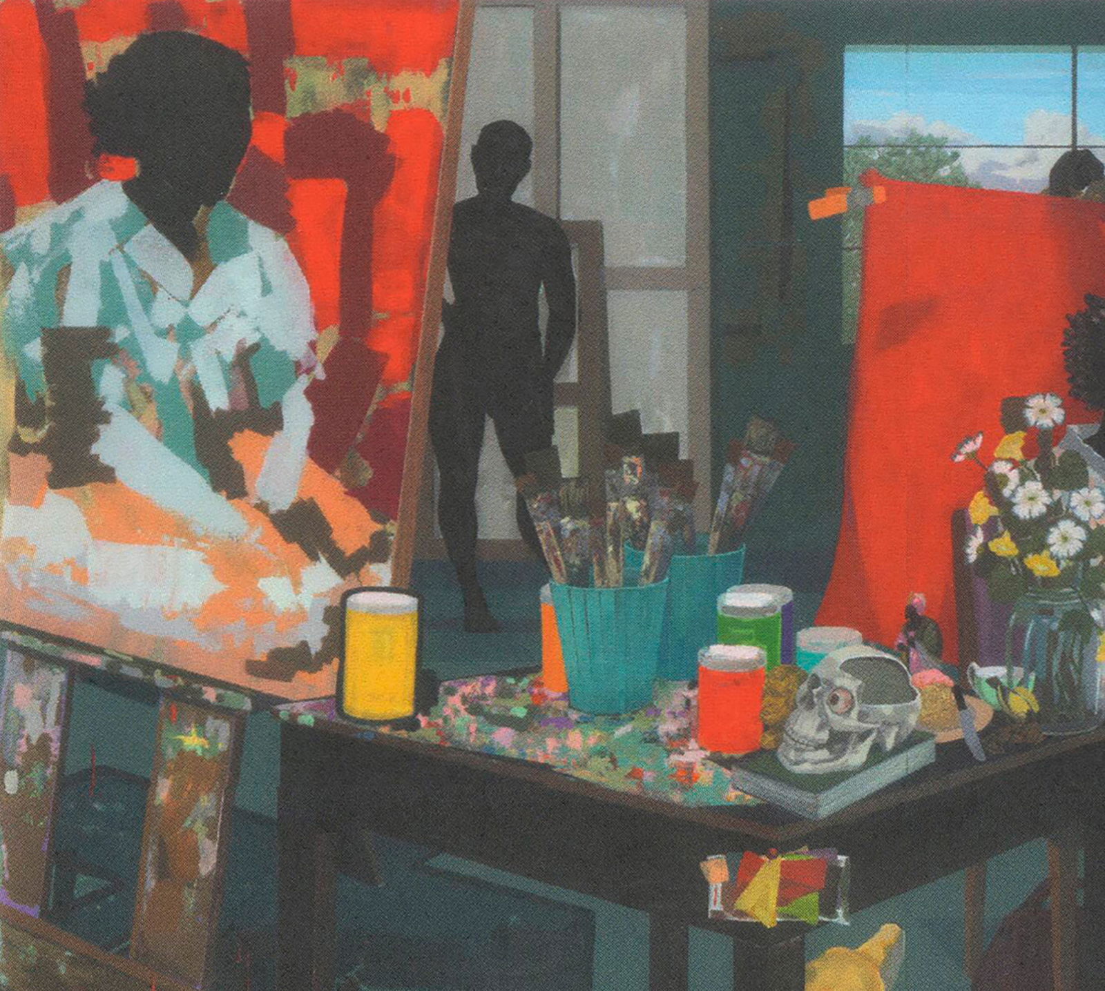 Kerry James Marshall - Untitled (Studio) - 2025 4.25" x 6" - 3