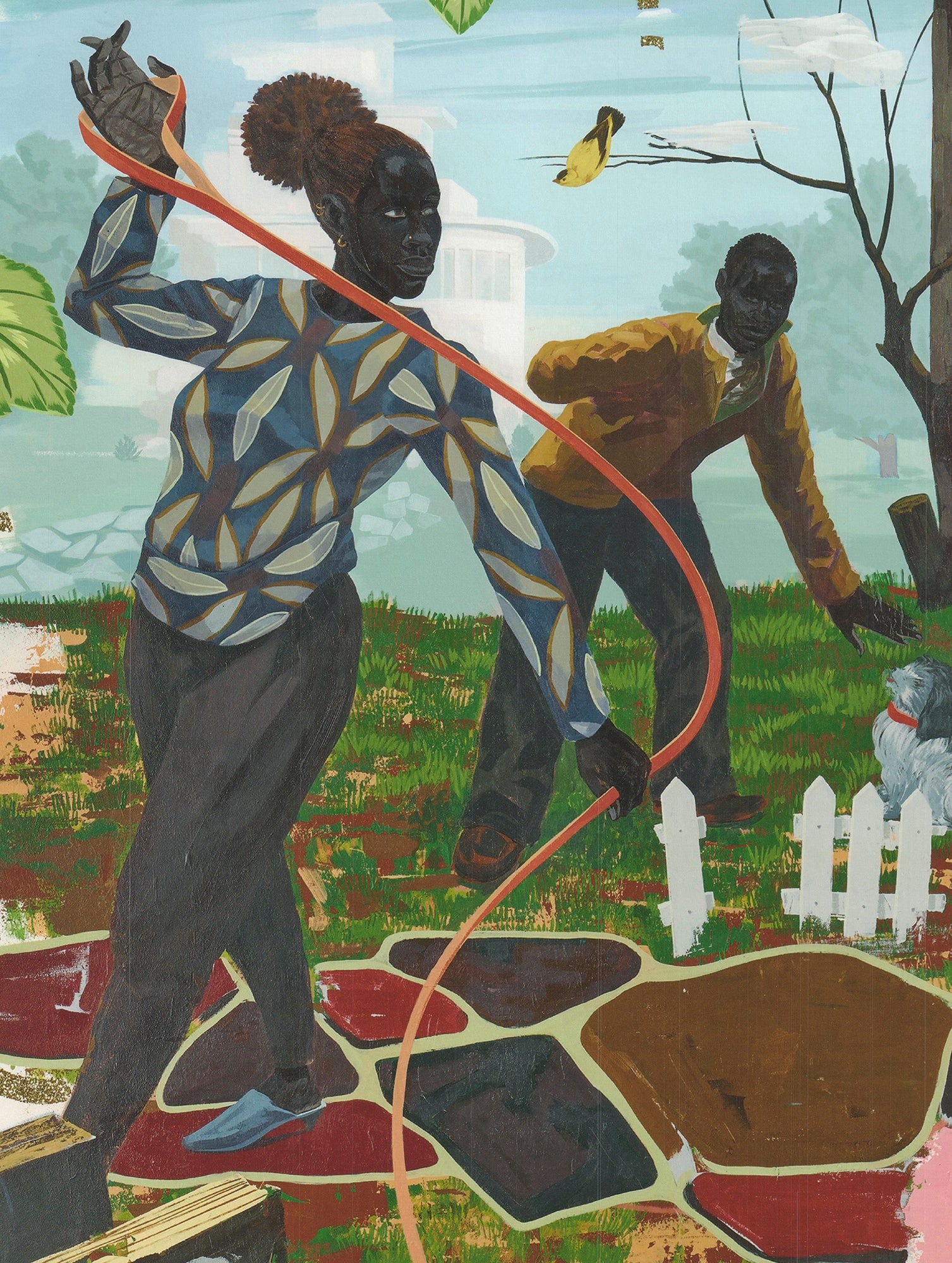Kerry James Marshall - Vignettes: Vignette #15 - 2025 Offset Lithograph 16.75" x 13.75" - 2