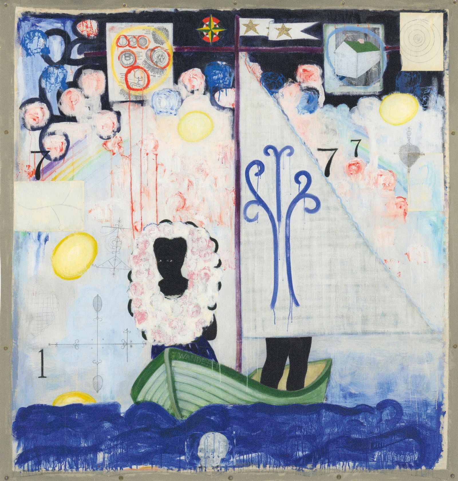 Kerry James Marshall - Voyager - 2025 Offset Lithograph 14" x 11" - 2