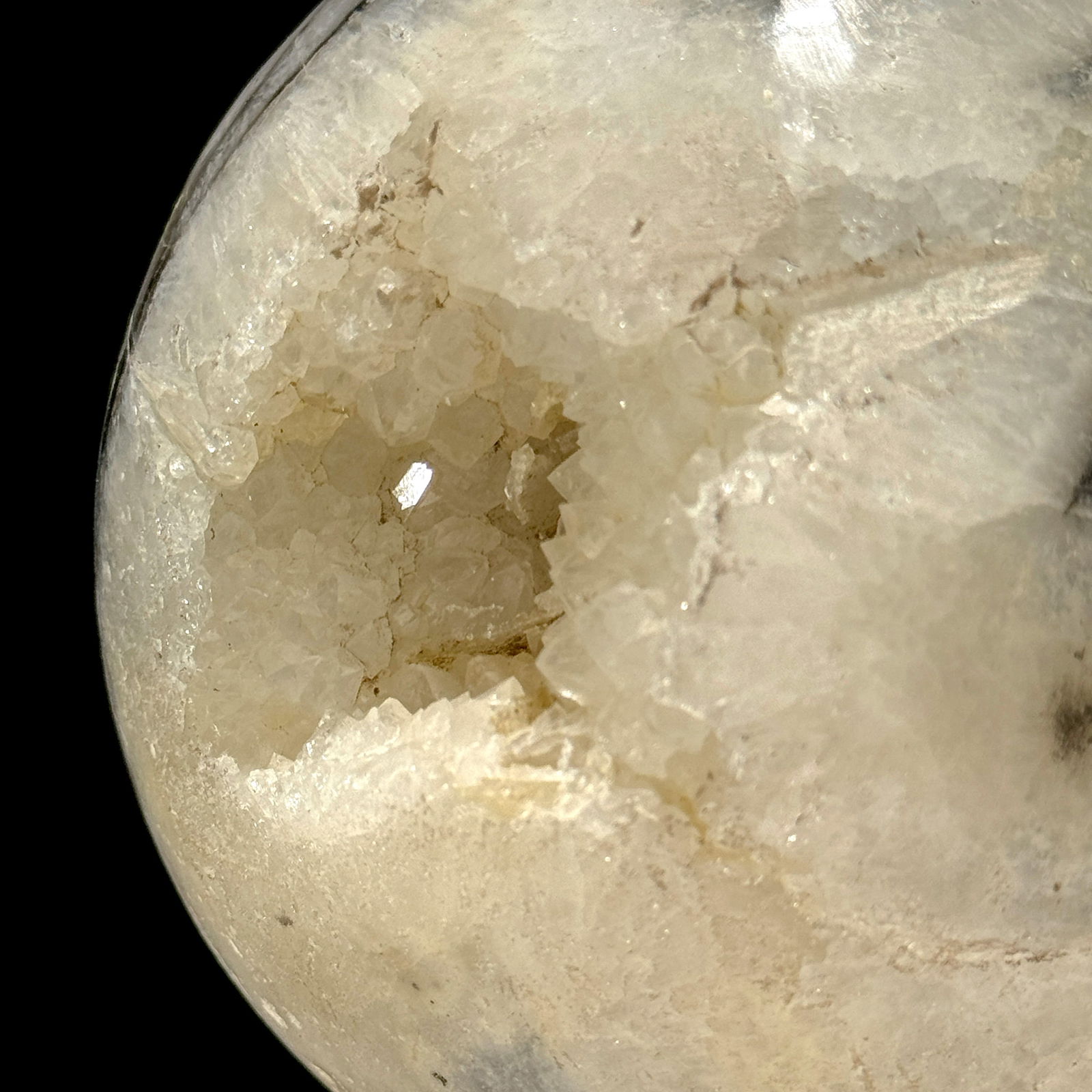 Wonderful set of a crystal sphere and a cube calcite cluster - 7