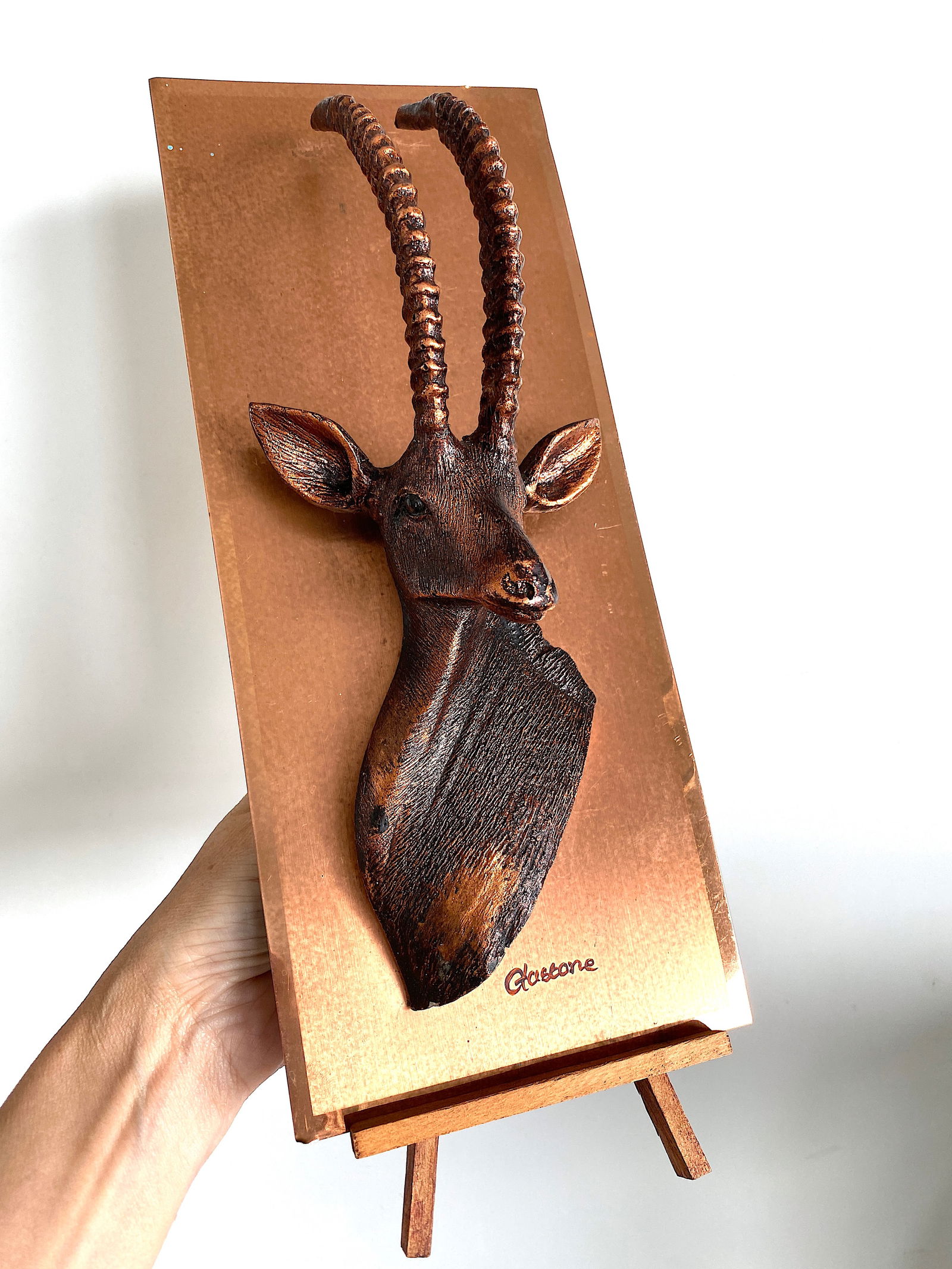 Grand Copper piece depicting an Antilope - 7