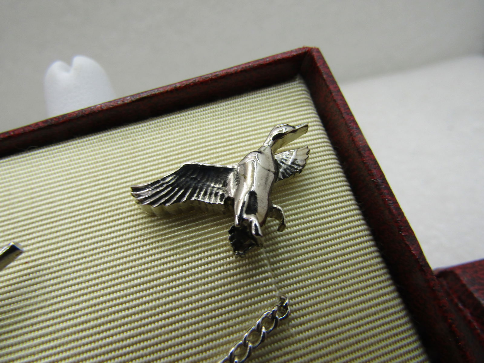 Vintage Hickok Duck Hunter & Duck Tie Clasp & Tack Pin, Original Box - 6