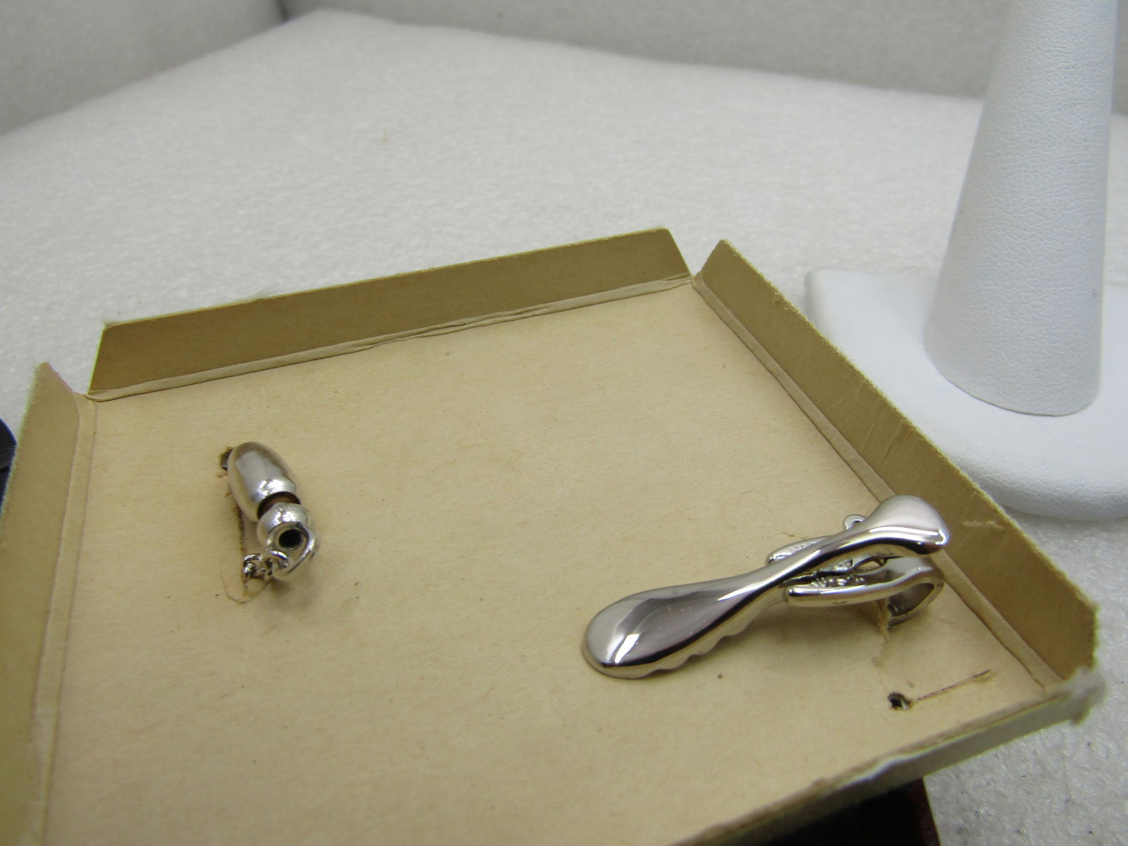 Vintage Hickok Duck Hunter & Duck Tie Clasp & Tack Pin, Original Box - 7