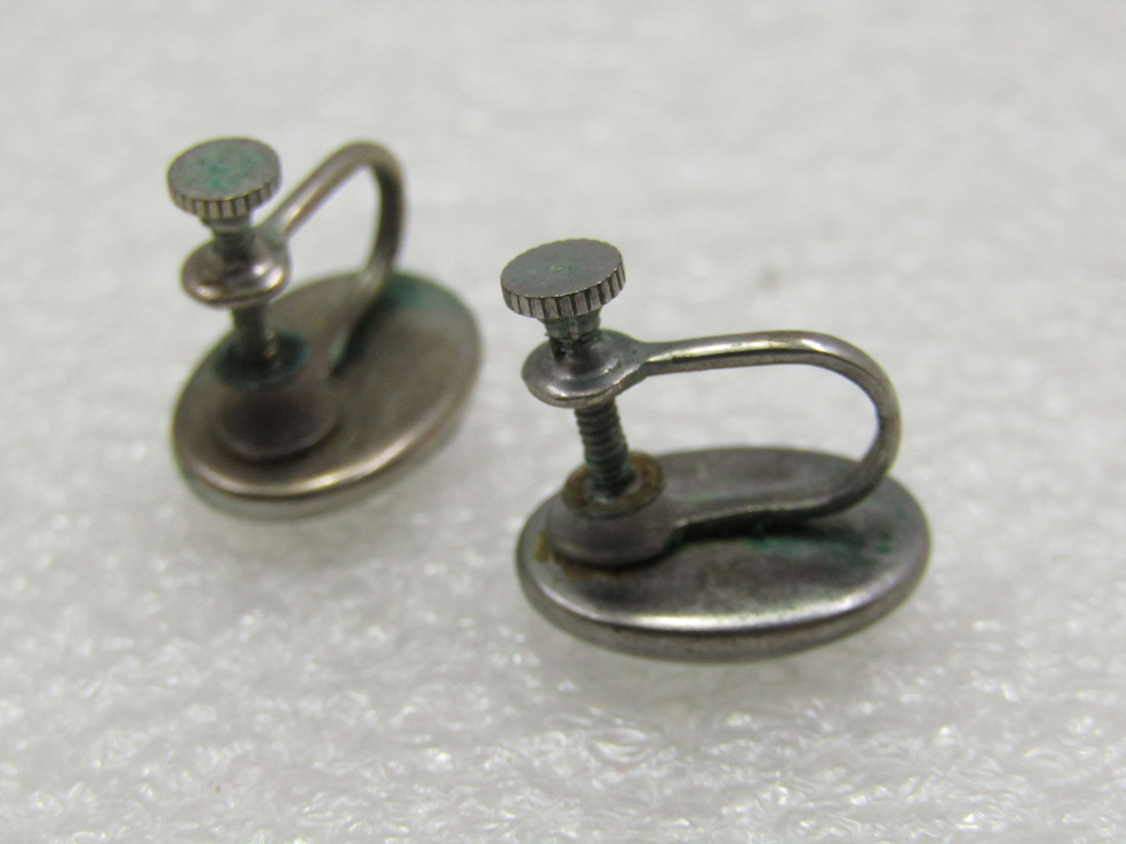 Vintage Morpho Beach Sunset Earrings, Screwback, 1940's-1950's - 4