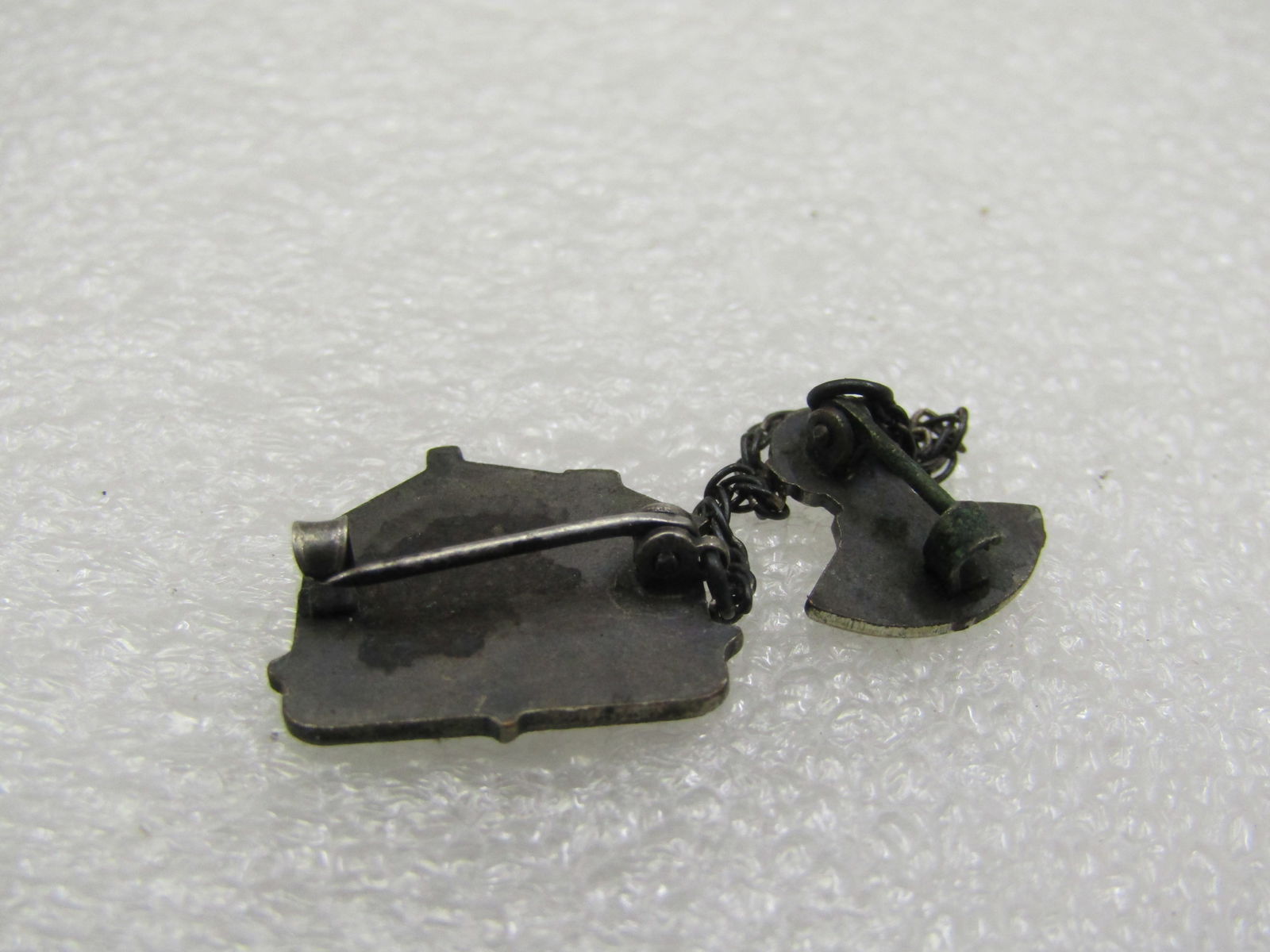 Vintage General Lee Headquarters Souvenir Brooch, Silver Tone - 4