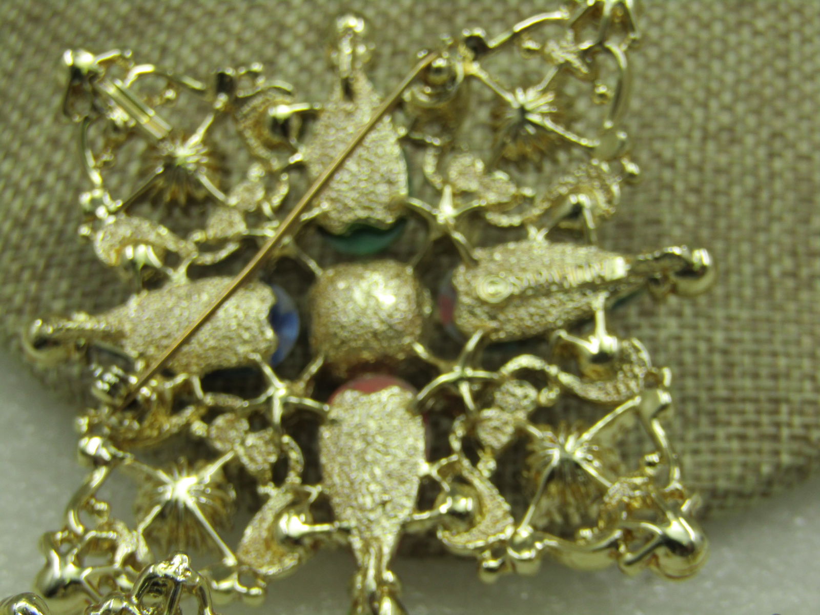 Vintage Sarah Coventry "Galaxy" Brooch with Hook & Earrings Set - 3