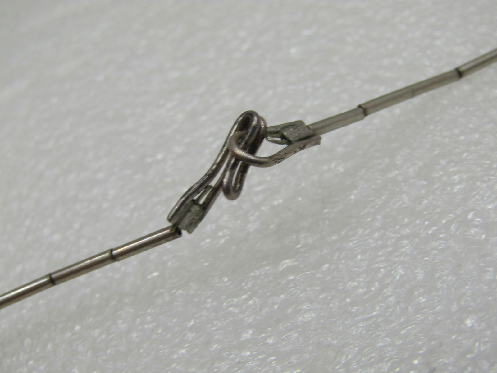 Vintage Sterling Southwestern Beaded Turquoise Necklace, 16" - 6