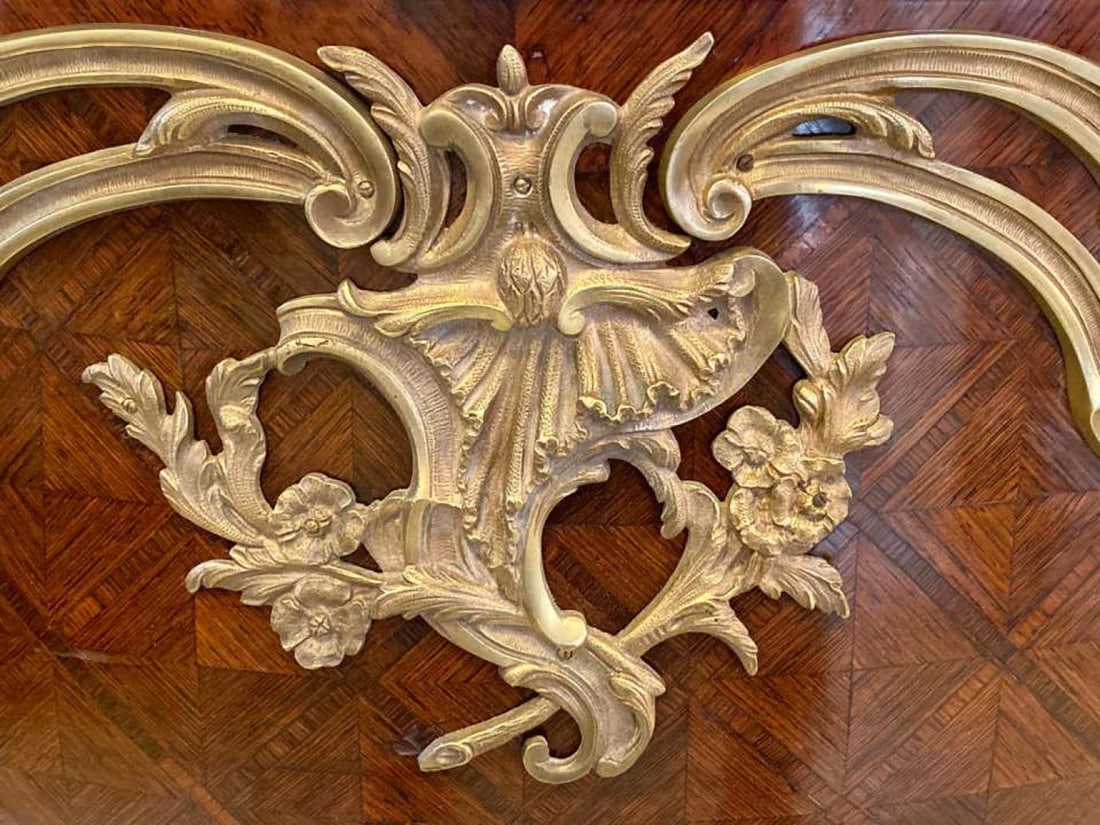 Pair 19th Century King and Queen Compatible Marble-Top Commodes or Chest - 9