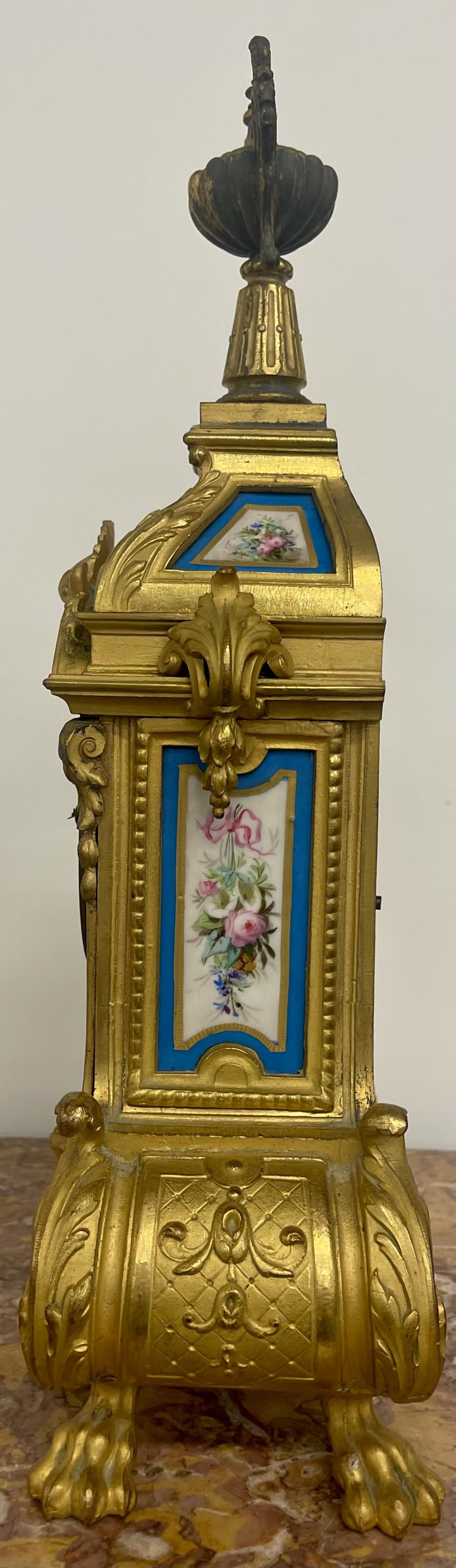 Louis XVI Dore Bronze Mantle Clock, Conrad Felsing, Berlin - 11