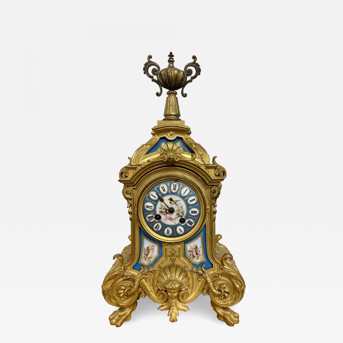 Louis XVI Dore Bronze Mantle Clock, Conrad Felsing, Berlin (1 of 11)