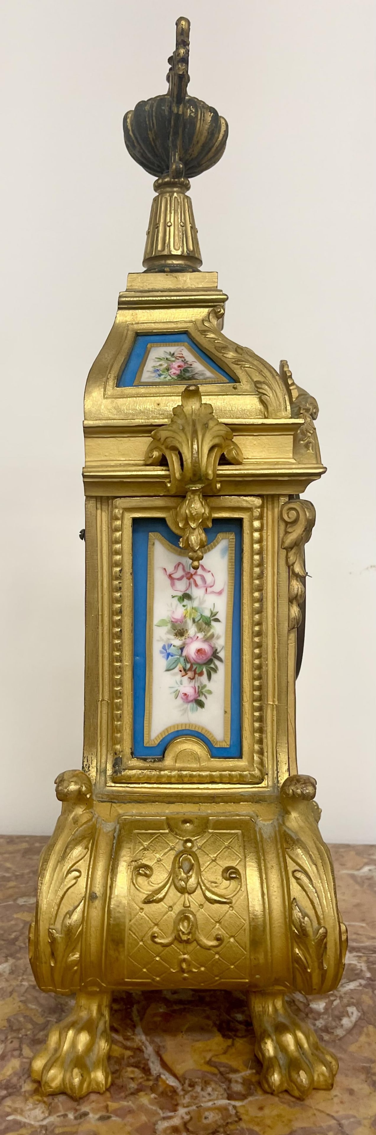 Louis XVI Dore Bronze Mantle Clock, Conrad Felsing, Berlin - 9