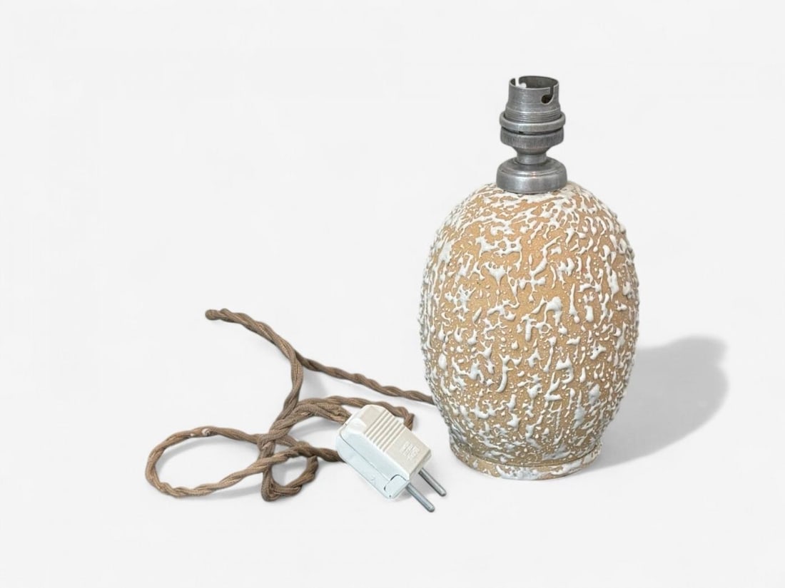 Jean Besnard, French Art Deco, Ceramic, Table Lamp, France, 1960s - 11