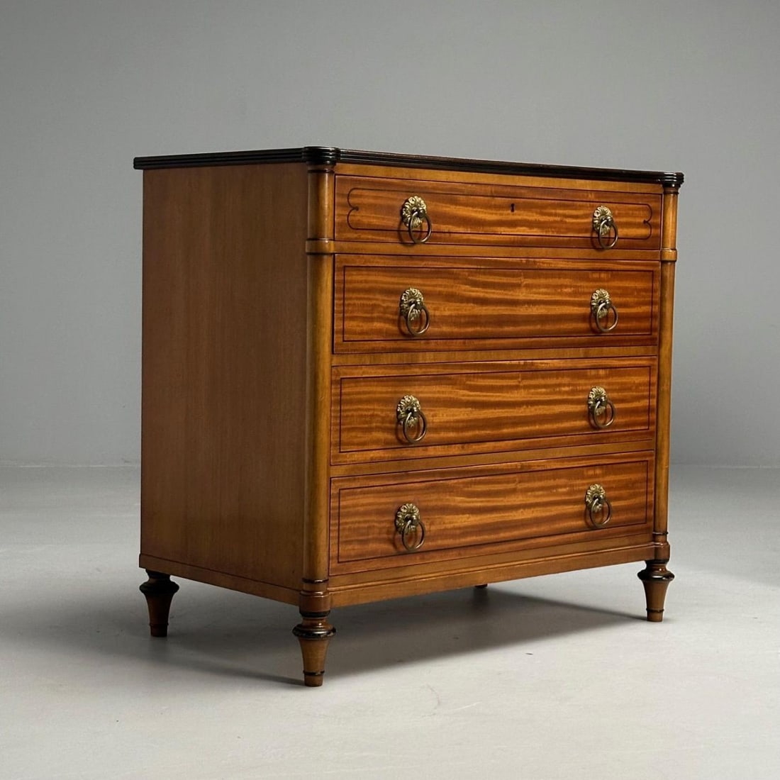 Kittinger, Regency, Commodes, Rosewood, Satinwood, Brass, USA, 1960s - 7