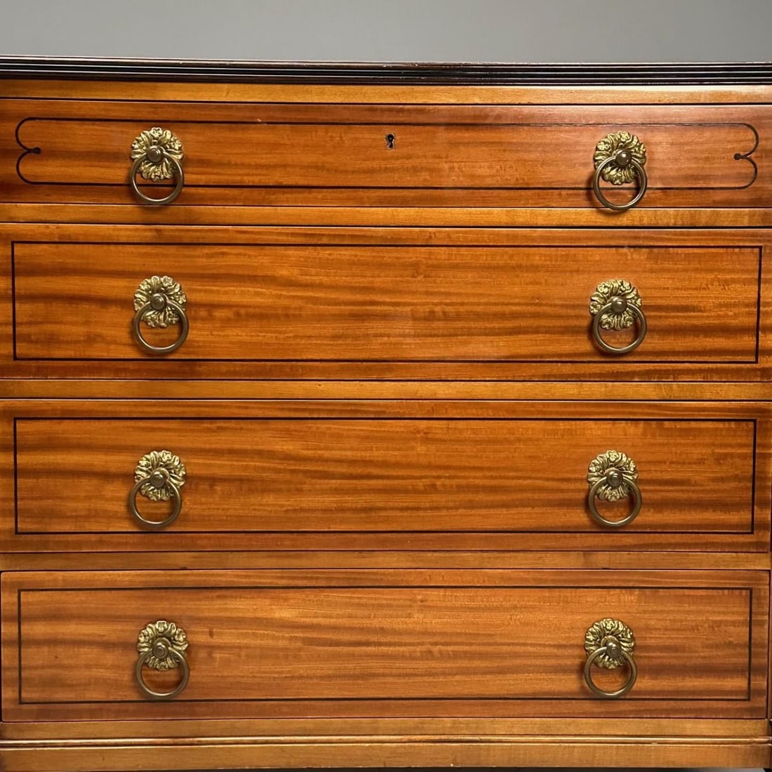 Kittinger, Regency, Commodes, Rosewood, Satinwood, Brass, USA, 1960s - 9