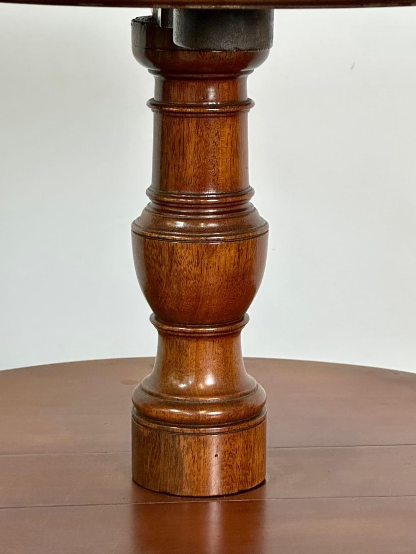 19th Century Mahogany Inlaid Three-Tier Dumbwaiter / Dessert Stand - 10
