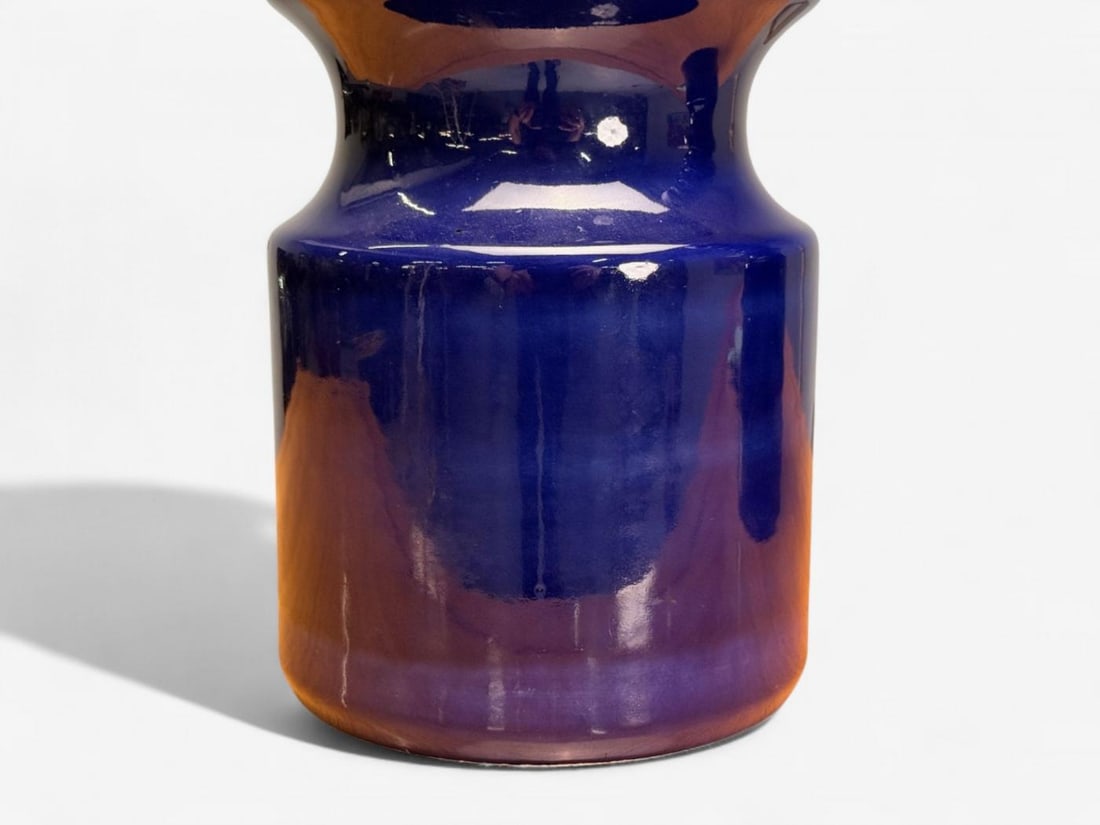 Mid-Century Modern, Blue Ceramic, Table Lamps, United States, 1960s - 6