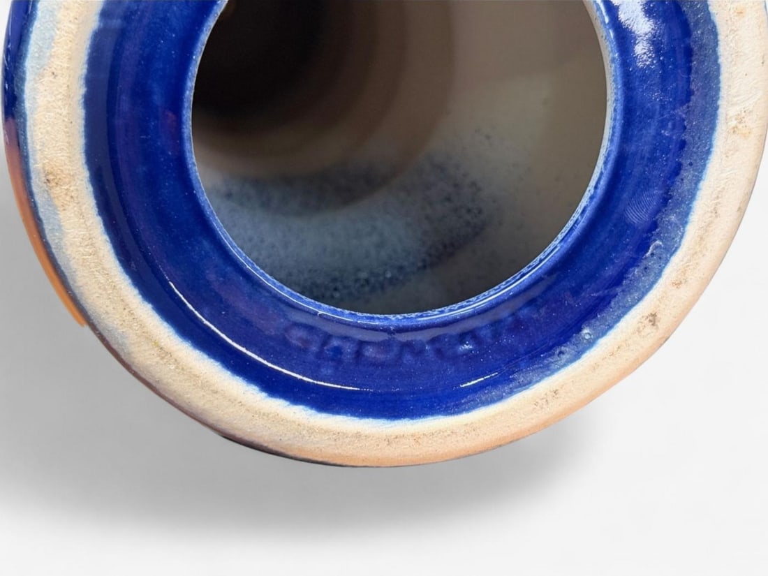 Mid-Century Modern, Blue Ceramic, Table Lamps, United States, 1960s - 8