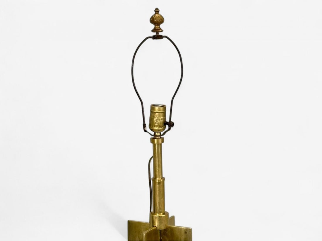 Jean Michel Frank Style, Mid-Century Modern, Bronze, Table Lamps, 1970s - 7