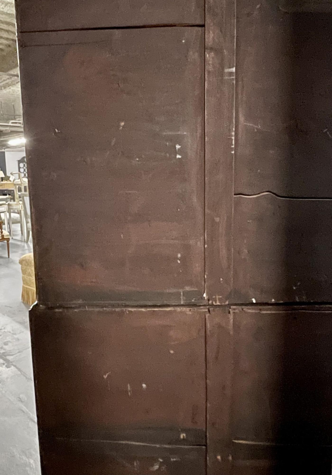 Late George III Mahogany Bowfront Chest on Chest - 8