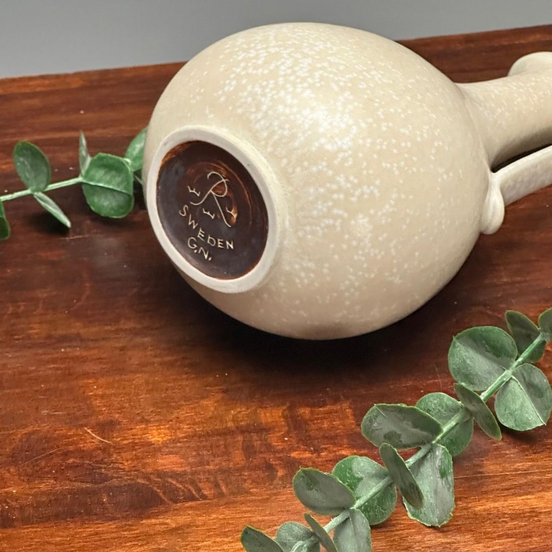 Gunnar Nylund, Swedish Mid-Century Modern, Ceramic Vase, Eggshell Glaze, 1940s - 11