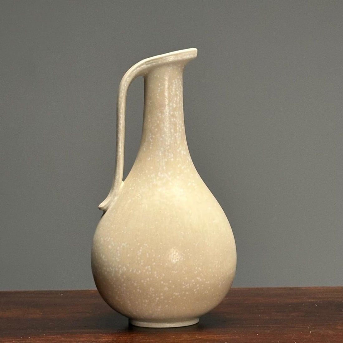 Gunnar Nylund, Swedish Mid-Century Modern, Ceramic Vase, Eggshell Glaze, 1940s - 4