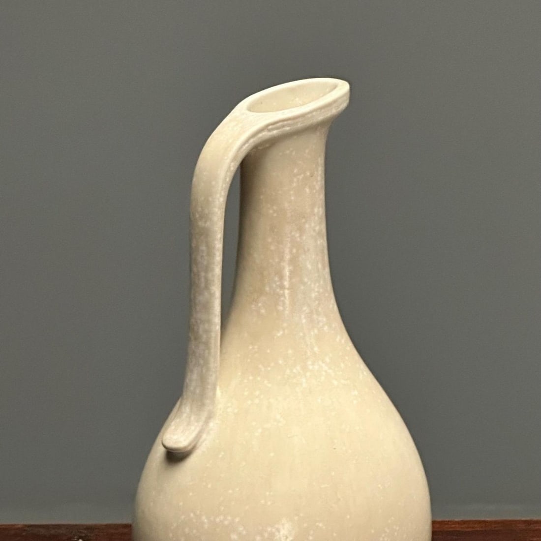 Gunnar Nylund, Swedish Mid-Century Modern, Ceramic Vase, Eggshell Glaze, 1940s - 5