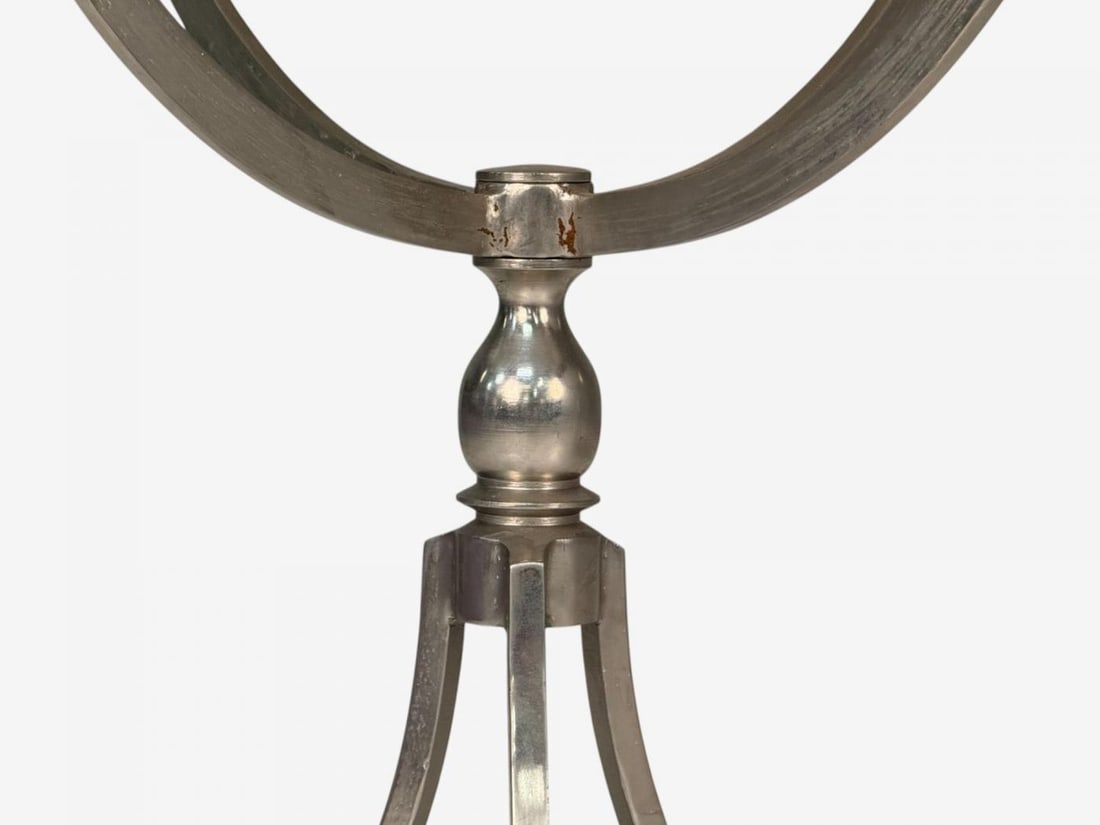 Neoclassical Style, Steel, Marble, End Tables, USA, 20th c. - 9