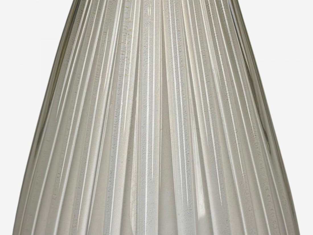 Italian Modern, Murano Glass, Wood, Large Table Lamps, Italy, 1940s - 9