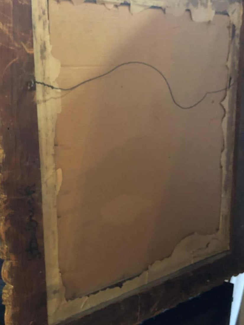 Antique 19th Century Fine Giltwood Mirror with Leaf Vine and Floral Carvings - 9