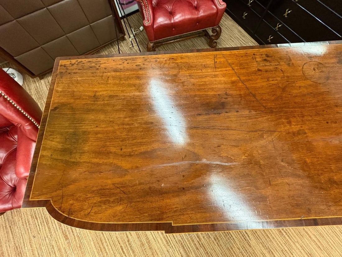 George lll, Mahogany, Inlaid Wood, Satinwood, Sideboard, England, 18th/19th C. - 8