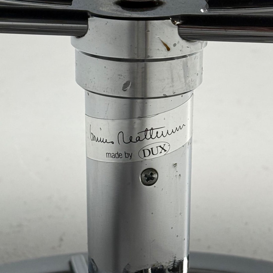 Bruno Mathsson, Dux, Mid-Century Modern, Jetson Swivel Chair, White Leather - 7