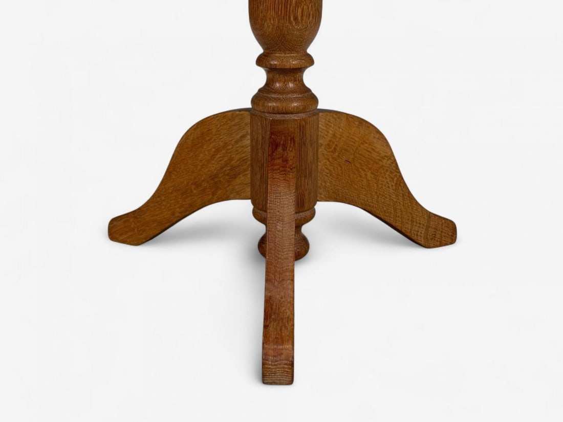 Danish Modern, Oak, Ceramic, Side Table, Denmark, 1975 - 7