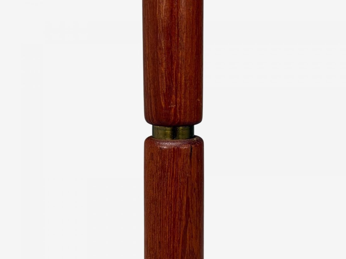 Danish Modern, Teak, Brass, Paper, Floor Lamp, Denmark, 1960s - 7