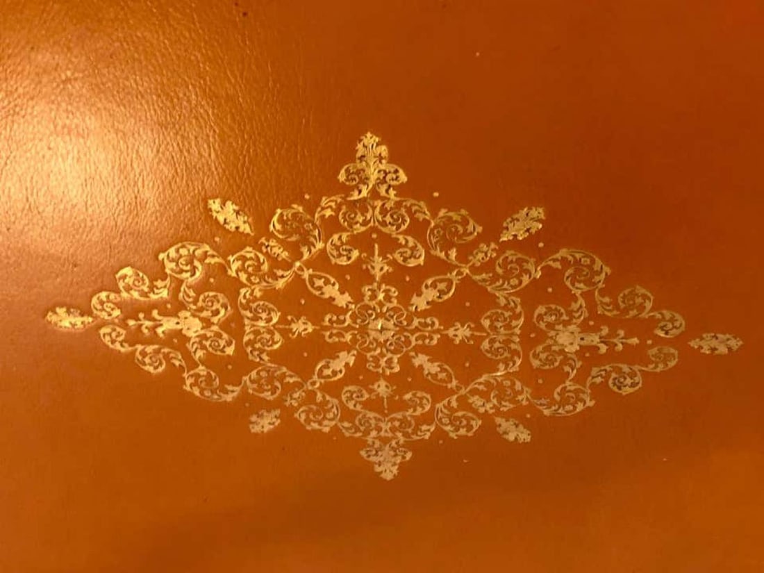 French Tortoise Wood Louis XVI Style Maison Jansen Partners Desk or Bureau Plat - 11