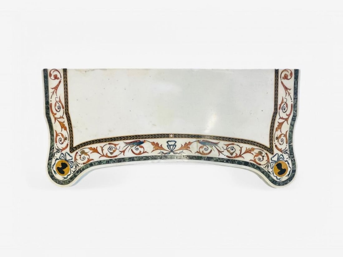 Pietto Bossi attr, Scagliola Marble, Giltwood, Mirrored Consoles, Italy, 18th c - 10