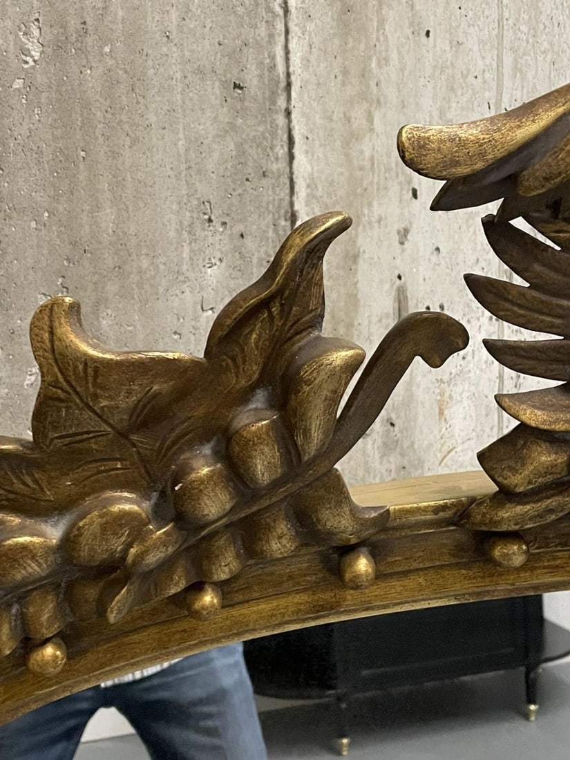 Federal Style Carved Giltwood Wall / Console / Pier Mirror, Over Mantle ,1900s - 10