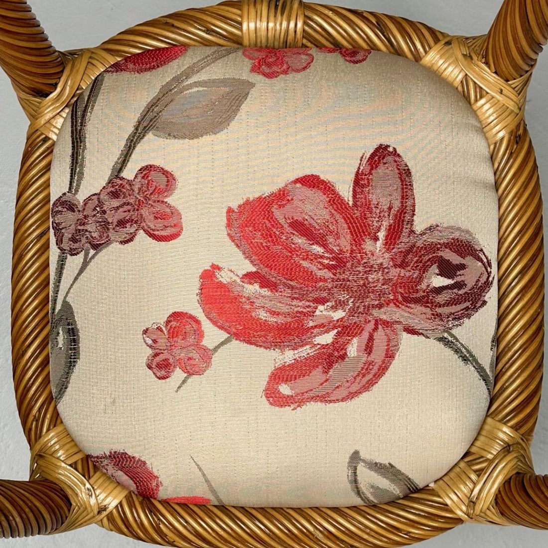 Italian Mid-Century Modern, Occasional Chairs, Wicker, Cane, Bamboo, 1980s - 11