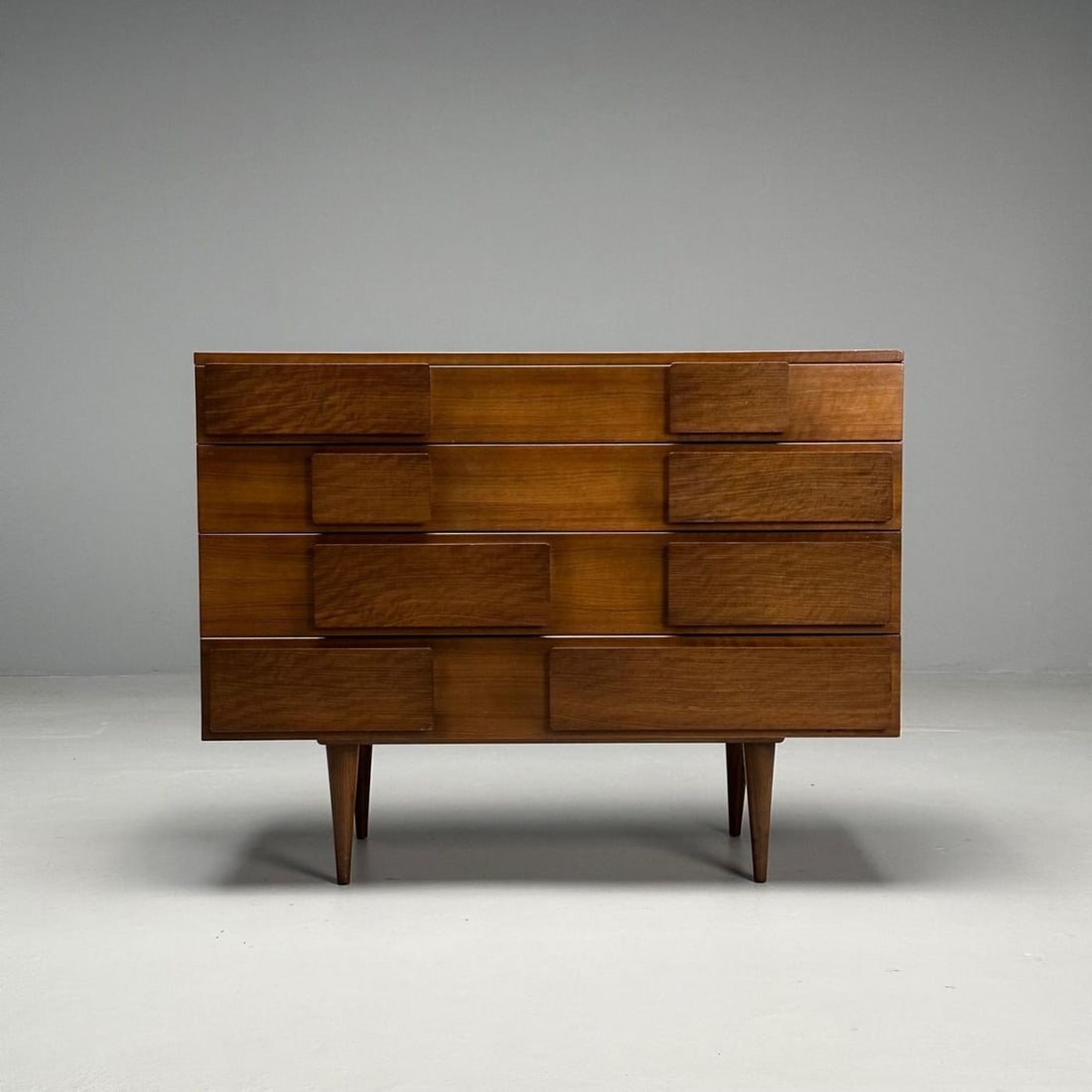 Gio Ponti, Singer & Sons, Italian Mid-Century Modern, Cabinet, Walnut, Labeled - 4