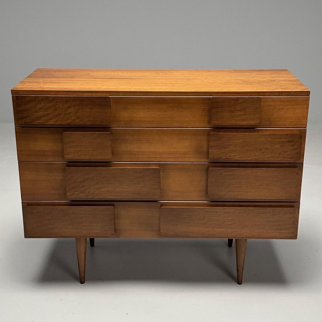 Gio Ponti, Singer & Sons, Italian Mid-Century Modern, Cabinet, Walnut, Labeled - 7