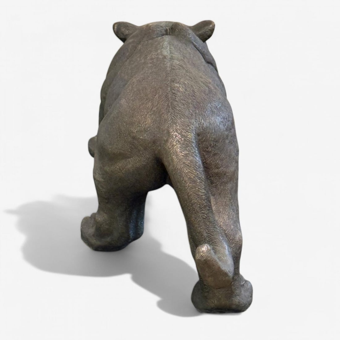 Modern Black Panther Sculpture, Hot Cast Bronze, American, 21st C. - 8