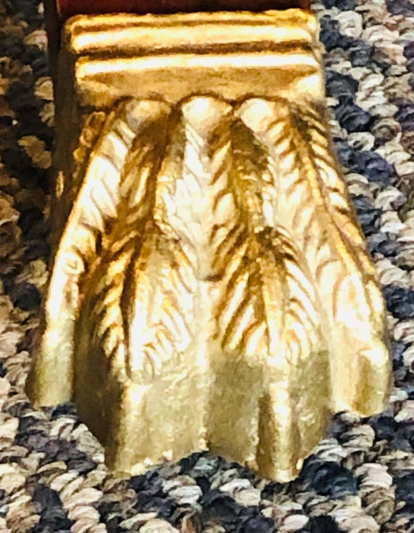 Empire Cheval Floor Full Length Mirror with Bronze Mounts, 19th-20th Century - 10