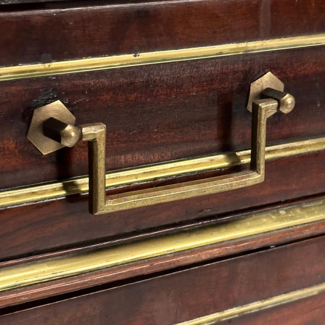 Russian Neoclassical, Louis XVI, Commode, Mahogany, Marble, France, 19th Century - 11