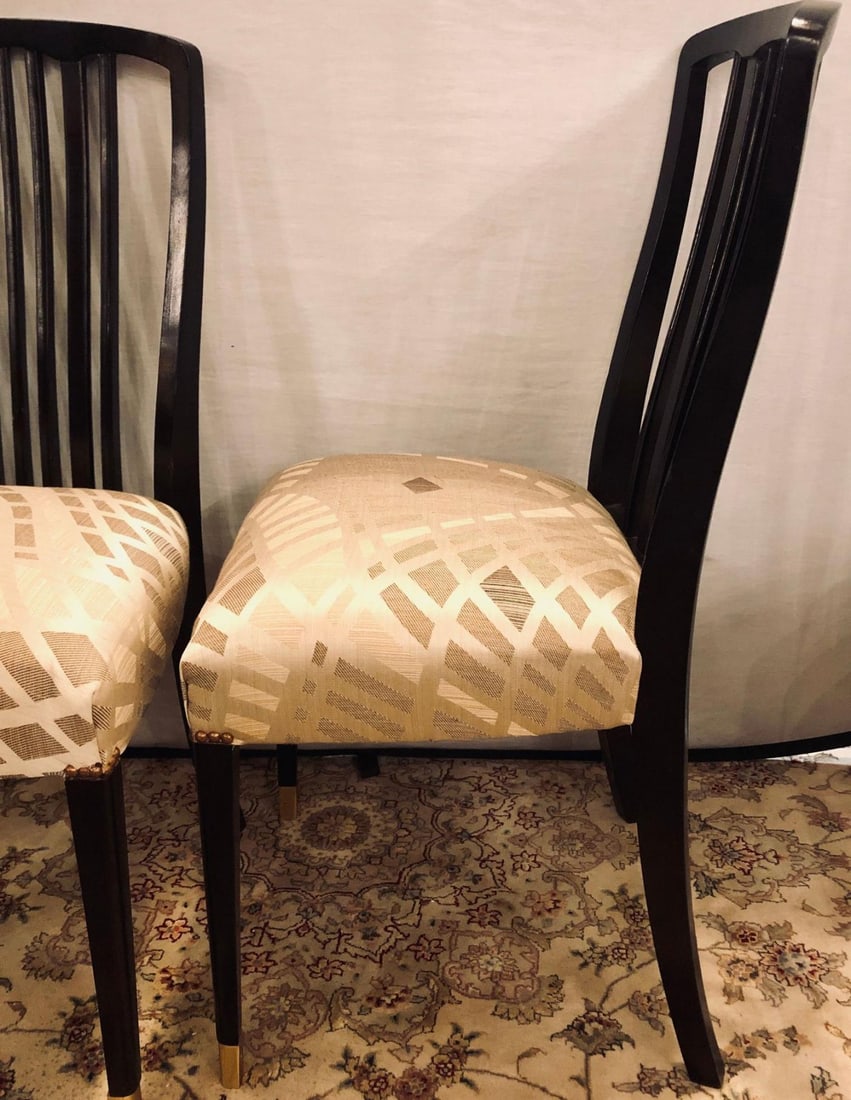 Georg Kofoed Style Mid-Century Modern Ebony Dining or Side Chairs Set of 24 - 8