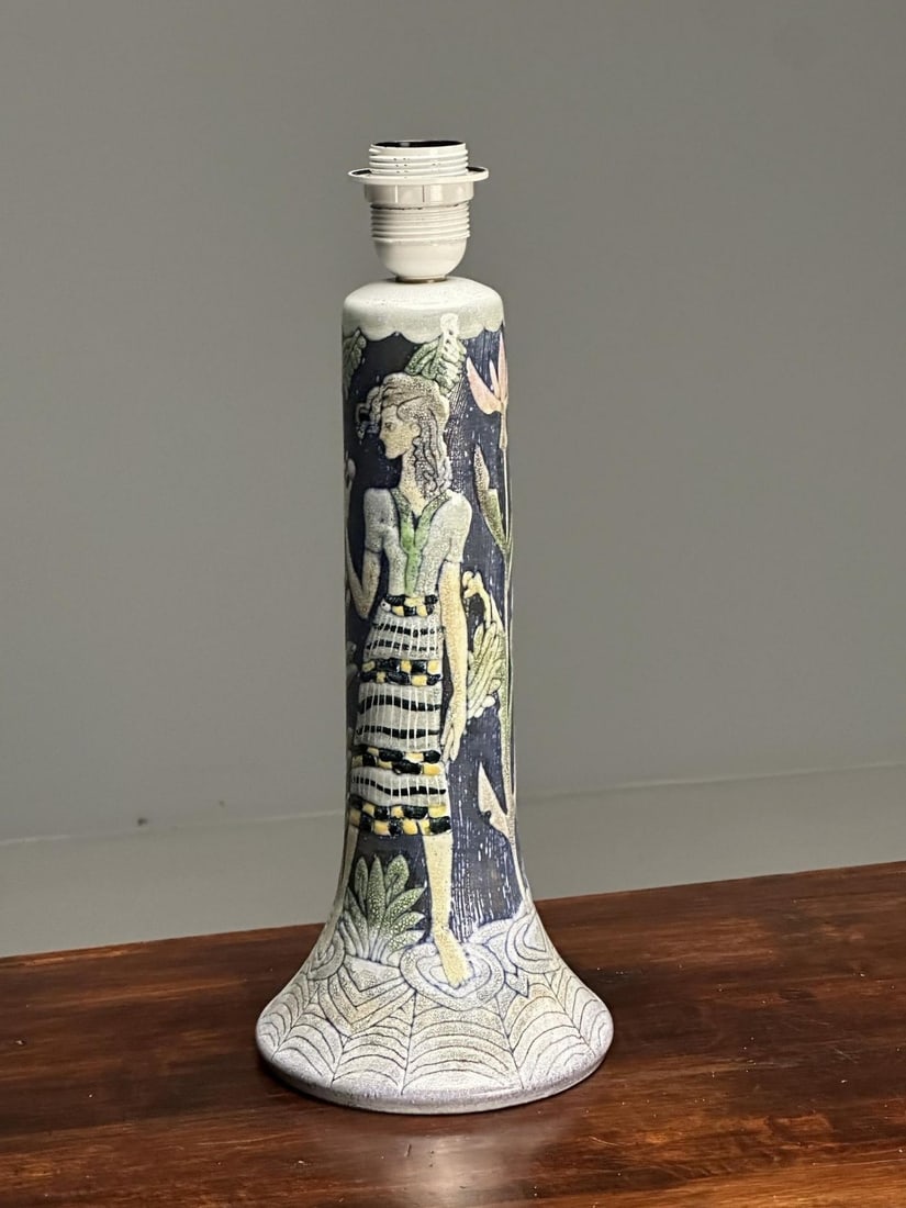 Marian Zawadzki, Tilgmans, Swedish Mid-Century Modern, Table Lamp, Ceramic, 1956 - 9