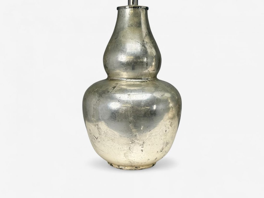 American Modern, Mercury Glass, Fabric, Table Lamps, USA, 1950s - 6