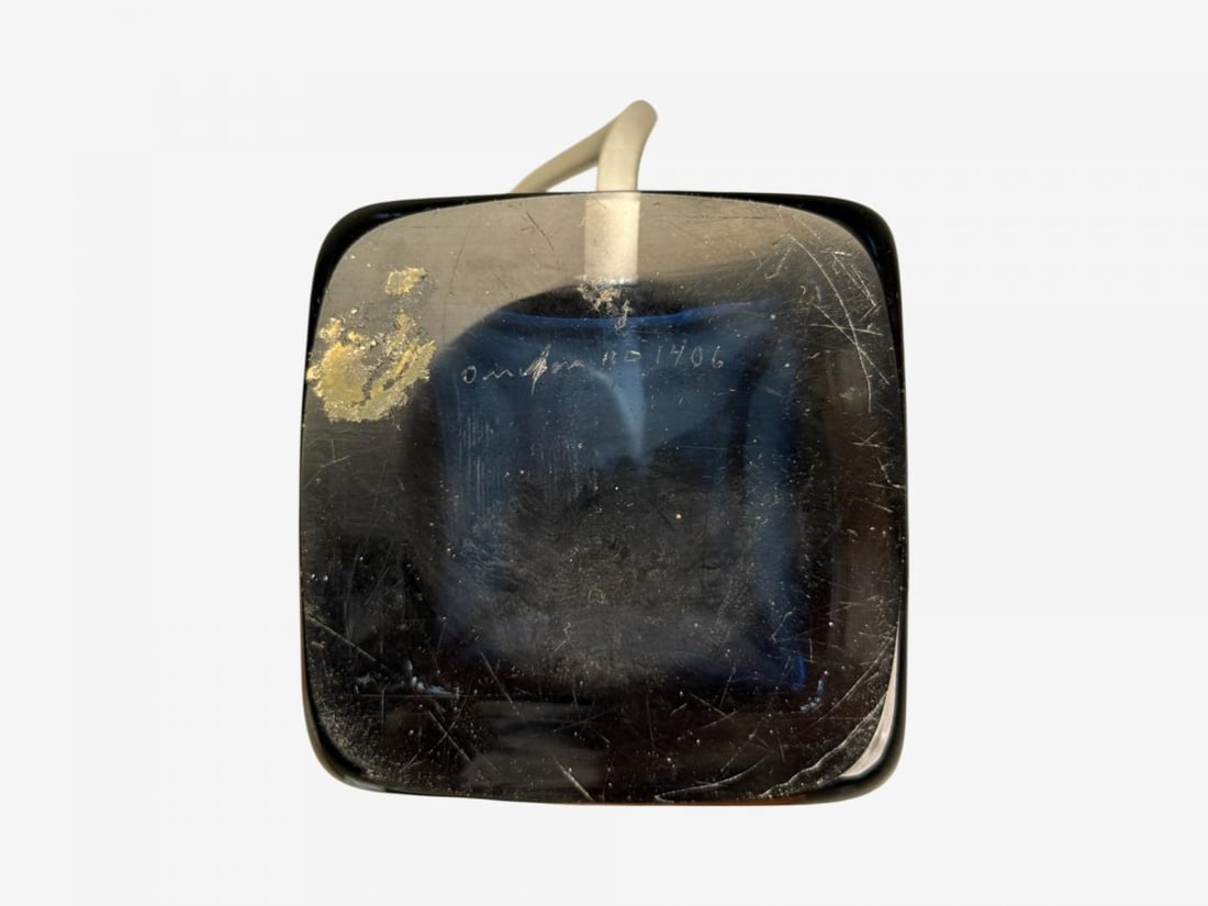 Nils Landberg, Swedish Modern, Blue Tinted Glass, Table Lamp, Sweden, 1960s - 10