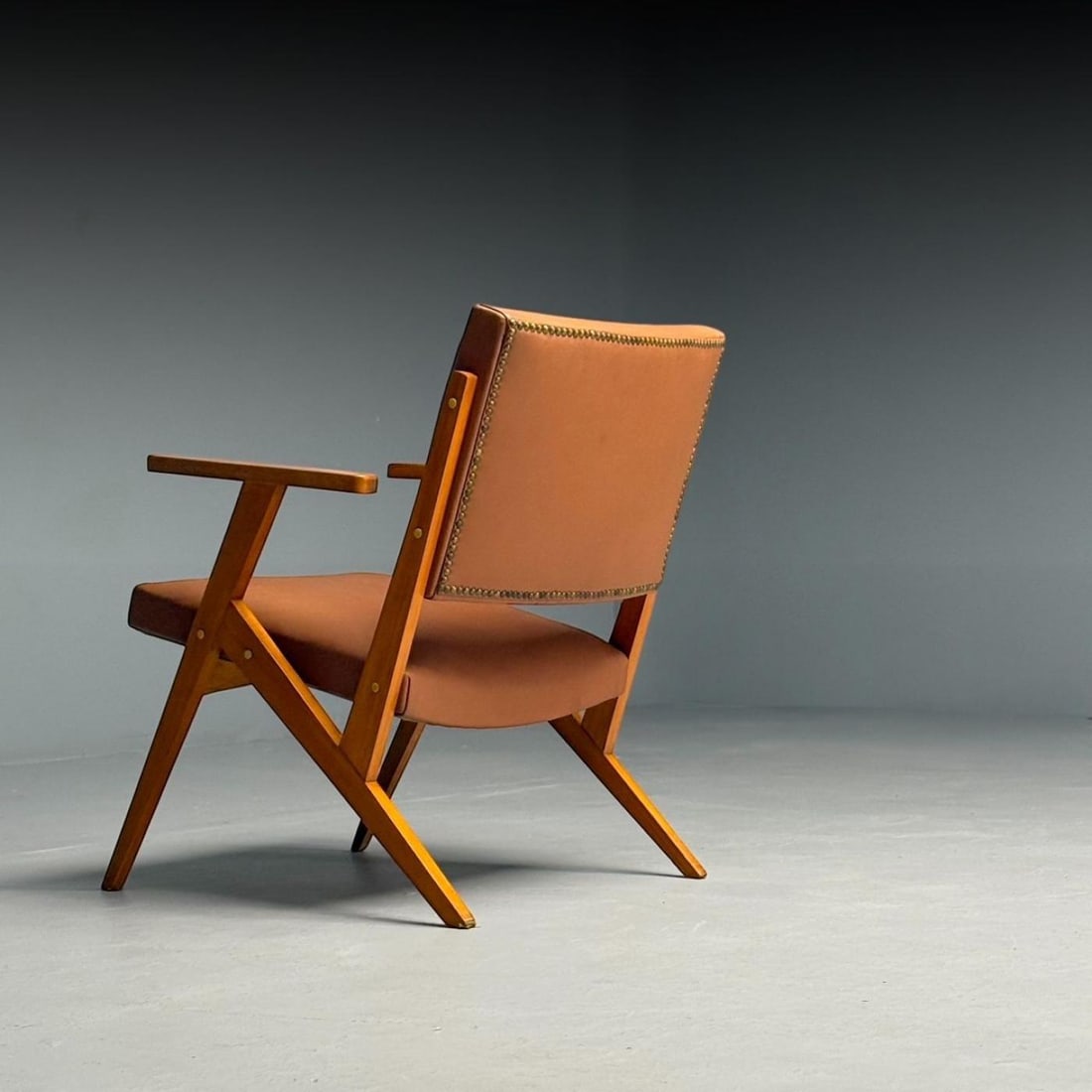 Jose Zanine Caldas, Brazilian Mid-Century Modern, Lounge Chair, Leather, 1950s - 10